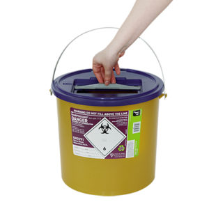 Sharps Bins Cytotoxic - Purple Lid