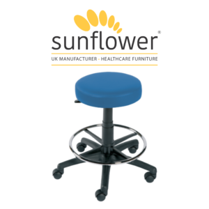 Sunflower Gas Lift Stool Sun-ST03 with foot ring
